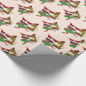 Cadeau Elfes mignons africains de Noël, papier (Coin)