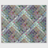 Cadeau Emballage des gemmes Shimmer papier (Plat)