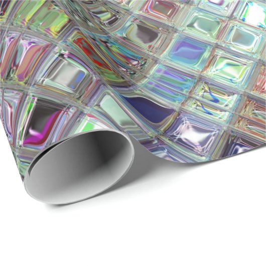 Cadeau Emballage des gemmes Shimmer papier (Coin rond)