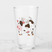 Cadeau en verre de petite vache (Dos)