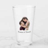 Cadeau en verre personnalisé Couple photo cadeau p (Devant)