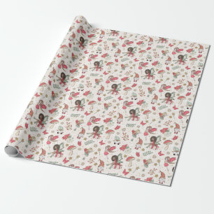 Cadeau Enchanted Forest Friends Papier d'enveloppement de