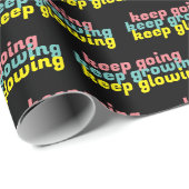 Cadeau Encouragement du papier d'emballage (Coin rond)