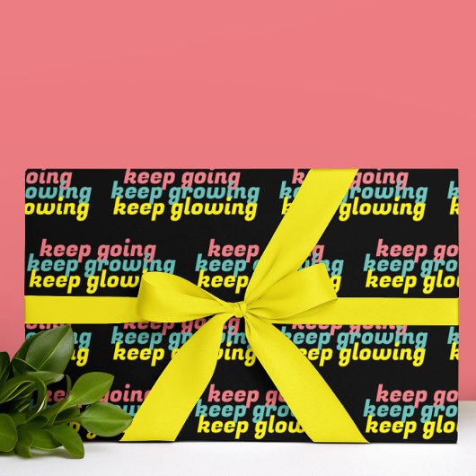 Cadeau Encouragement du papier d'emballage