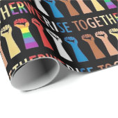 CADEAU ENSEMBLE, NOUS AUGMENTONS LE ROULEMENT DU PAPIER D (Coin rond)