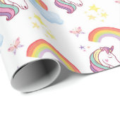 Cadeau Enveloppe-cadeau pour papier enveloppant Rainbow e (Coin rond)
