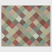 Cadeau Enveloppe de papier d'édredon de patchwork de (Plat)