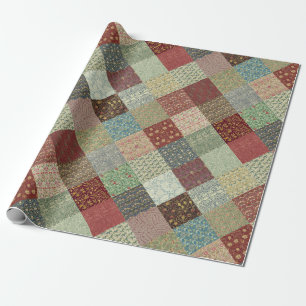 Cadeau Enveloppe de papier d'édredon de patchwork de