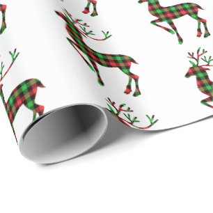 Cadeau Enveloppement de Noël Cerf Papier