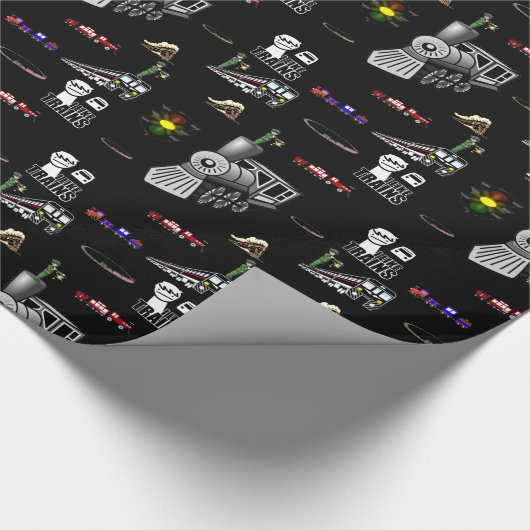 Cadeau Enveloppement des trains en papier (Coin)