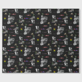 Cadeau Enveloppement des trains en papier (Plat)