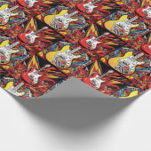 Cadeau Envelopper le papier guitares électriques (Coin)