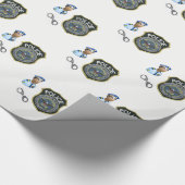 Cadeau Envelopper le policier en papier (Coin)