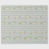 Cadeau Envelopper les bandes et les marguerites de papier (Plat)