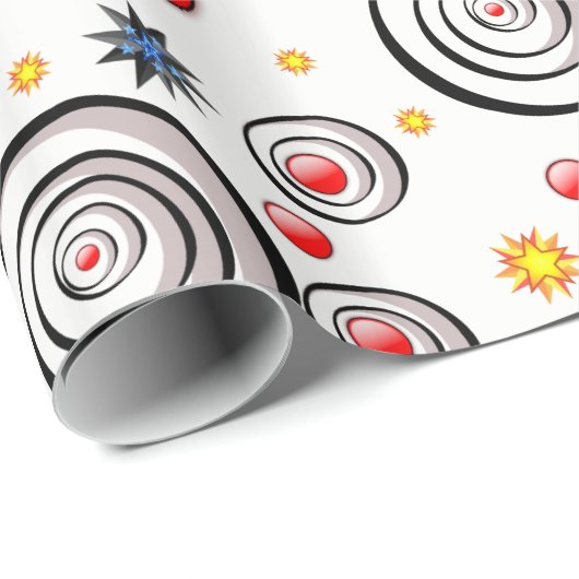 Cadeau Envelopper les cercles de papier (Coin rond)