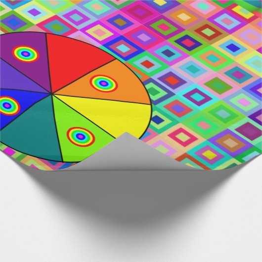 Cadeau Envelopper les cercles de papier (Coin)