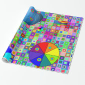 Cadeau Envelopper les cercles de papier (Déroulé)