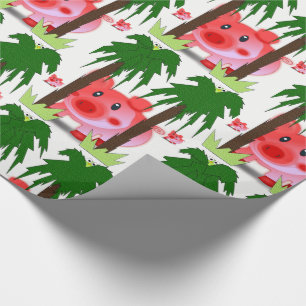 Cadeau Envelopper les cochons en papier