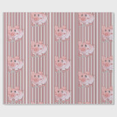 Cadeau Envelopper les cochons en papier (Plat)