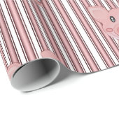 Cadeau Envelopper les cochons en papier (Coin rond)
