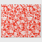 Cadeau Envelopper les coeurs de papier (Plat)