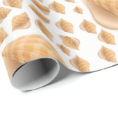 Cadeau Envelopper les coquillages en papier (Coin rond)