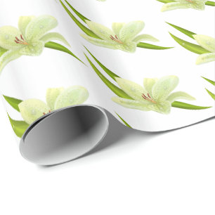 Cadeau Envelopper les fleurs de papier