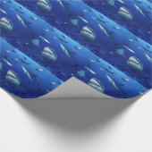 Cadeau Envelopper les requins en papier (Coin)