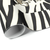 Cadeau Envelopper les singes en papier (Coin rond)