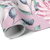 Cadeau Envelopper Papier rouleau 15' de grand-mère Tea Pa (Coin rond)