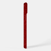 Cadeau esthétique de luxe Texture Paillettes Rouge (Côté droit)