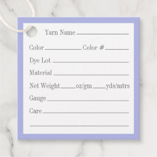 Cadeau ÉTIQUETTES À FILS NŒUD CELTIQUE VIOLET Carré de 5
