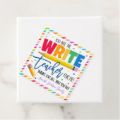 Cadeau Étiquettes cadeaux au crayon de l'enseignant (En situation)