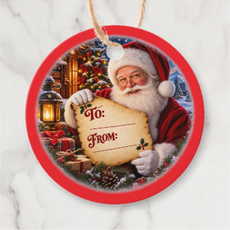 Cadeau Étiquettes Cadeaux de Noël du Père Noël