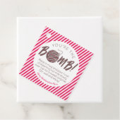 Cadeau Étiquettes cadeaux de Noël Hot Chocolate Bomb (En situation)