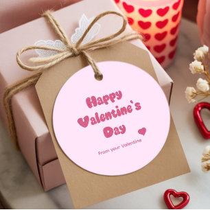 Cadeau Étiquettes Cadeaux Pailletées Saint-Valentin