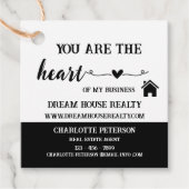 Cadeau Étiquettes cadeaux promotionnels de l'agent immobi (Devant)