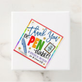 Cadeau Étiquettes cadeaux stylo (En situation)