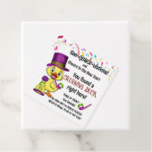 Cadeau Étiquettes carrées (En situation)