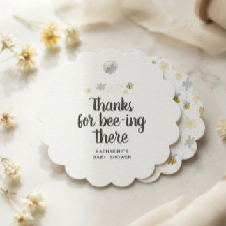 Cadeau Étiquettes de cadeaux de Baby Shower Bumble Bee, t