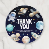 Cadeau Étiquettes de cadeaux pour astronaute de l'espace  (Devant)
