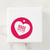 Cadeau Étiquettes de couleur modifiables fabriquées avec (En situation)
