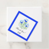 Cadeau Étiquettes de faveur de Crocus Bleu (En situation)