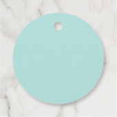 Cadeau Étiquettes de faveur de douche de mariage Colibri (Dos)