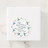 Cadeau Étiquettes de faveur de douche de mariage Colibri (En situation)