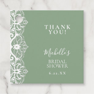 Cadeau Étiquettes de faveur de douche de mariage en dente