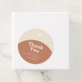 Cadeau Étiquettes de faveur de douche de mariage minimali (En situation)