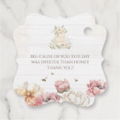 Cadeau Étiquettes de faveur de douche nuptiale pour futur (Dos)