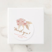 Cadeau Étiquettes de faveur de douche nuptiale rose de ga (En situation)