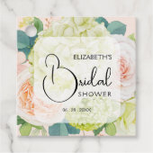 Cadeau Étiquettes de Faveur de Fête de Mariage Fleurs de  (Devant)